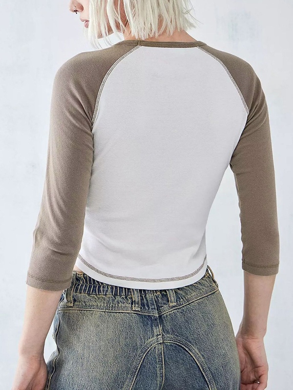 Street Star Patch Raglan Long Sleeve Tee-2