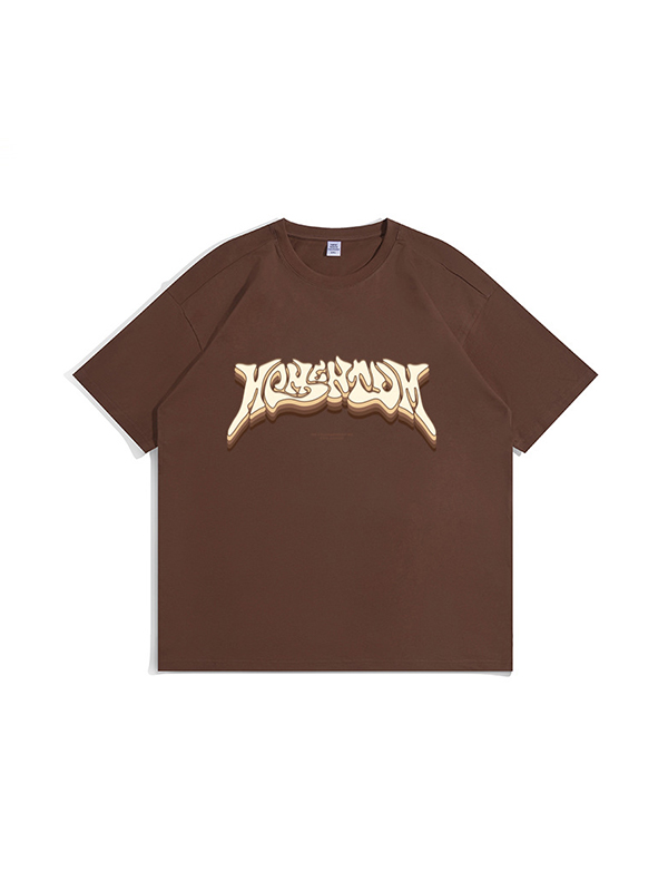Men's Printed Oversized Short Sleeve Tee-2